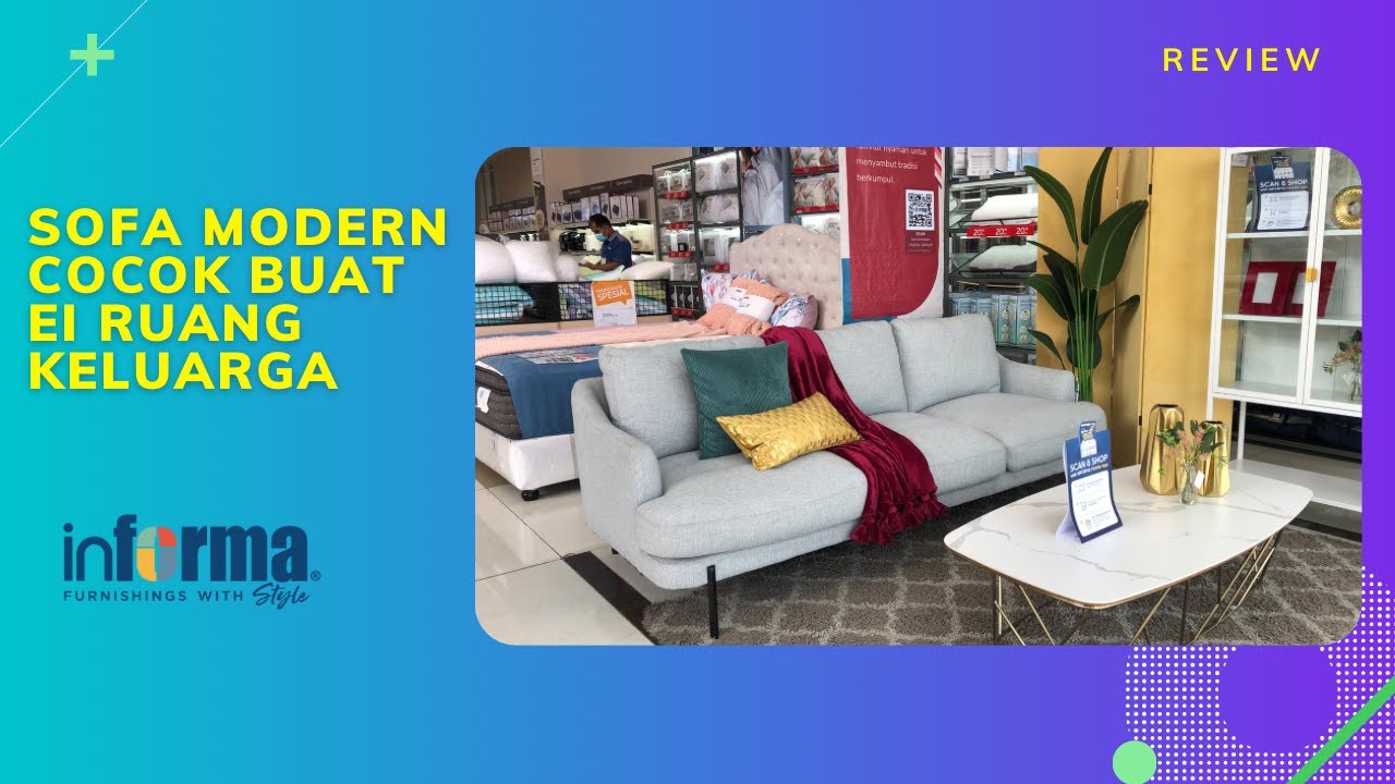 Sofa Kelsey by Informa - Sofa Ternyaman Buat Ruang Keluarga #sofainforma #sofa #livingroom