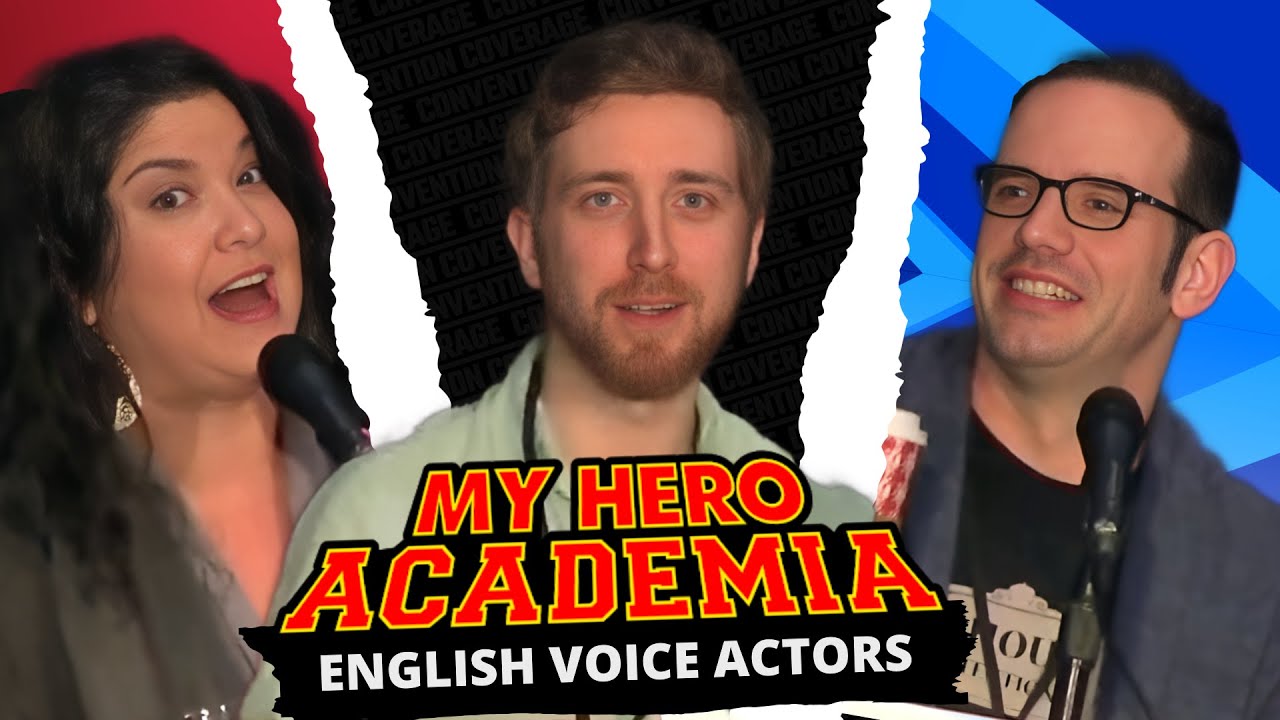 Актёры озвучки на английском языке из «Моей геройской академии» [SacAnime, зима 2019]