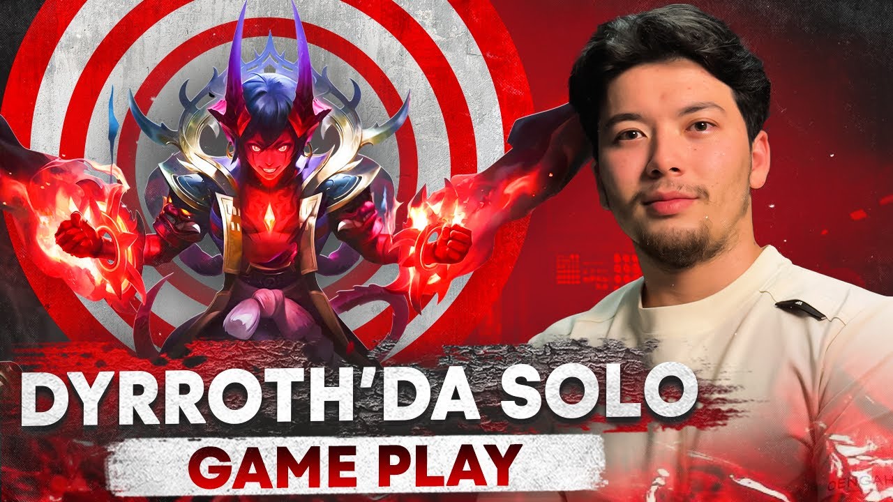 DYRROTHDA SOLO MATCH 🤯 #mobilelegends #dyrroth #gameplay 