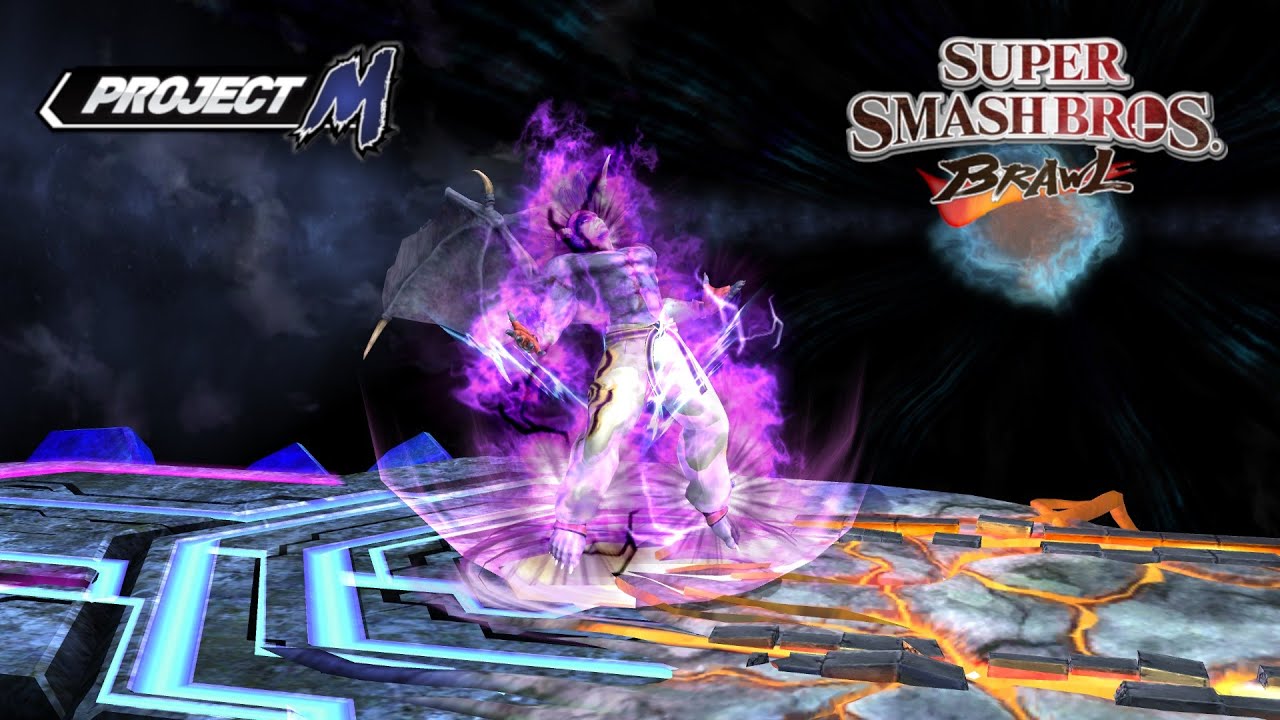 What if Kazuya was in Brawl? (Brawl Hacks/Project M ~ Kazuya PSA v1.0)