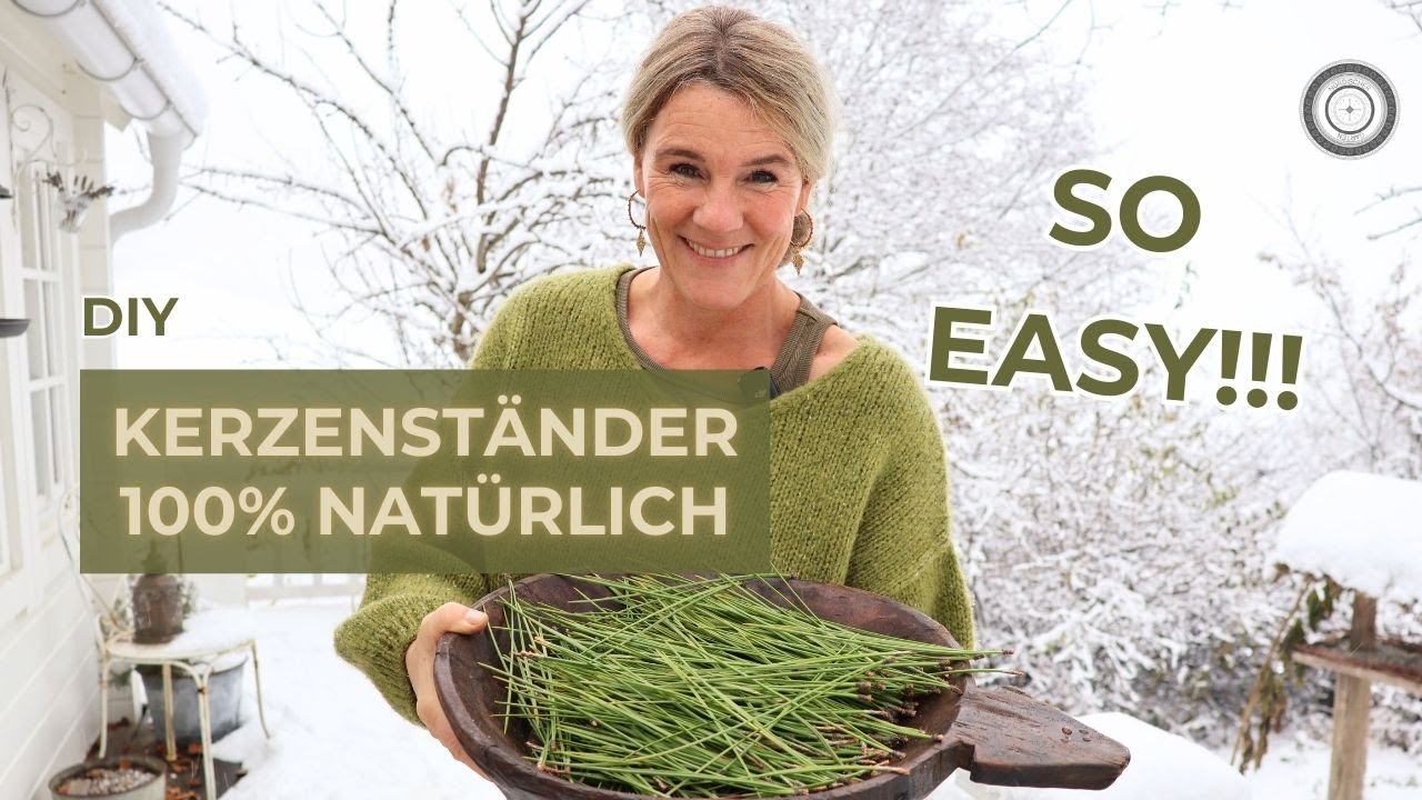 DIY - CANDLE HOLDER in 5 Minuten - easy, haltbar, schnell, einzigartig