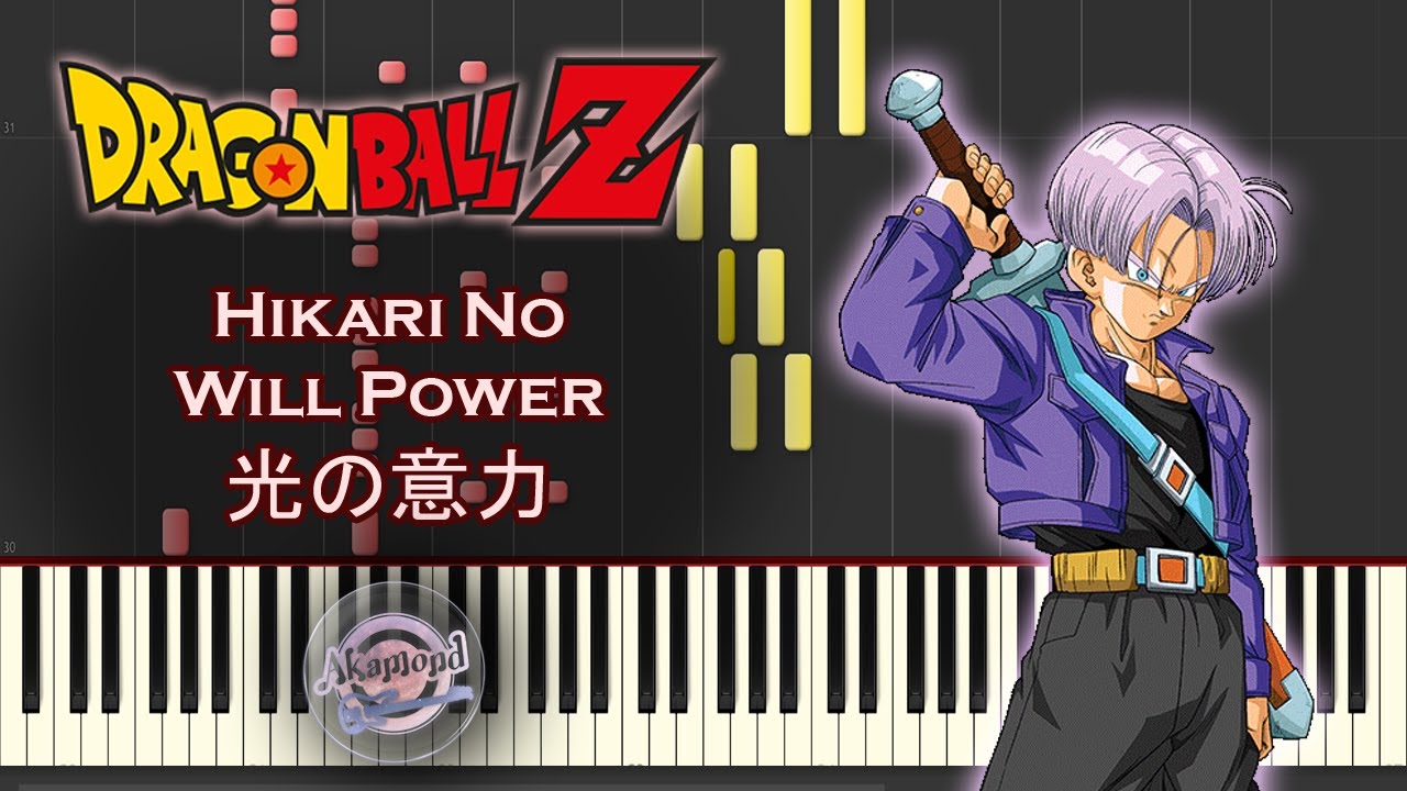 Dragon Ball Z OST Hikari No Will Power Piano Cover / Synthesia Piano Tutorial