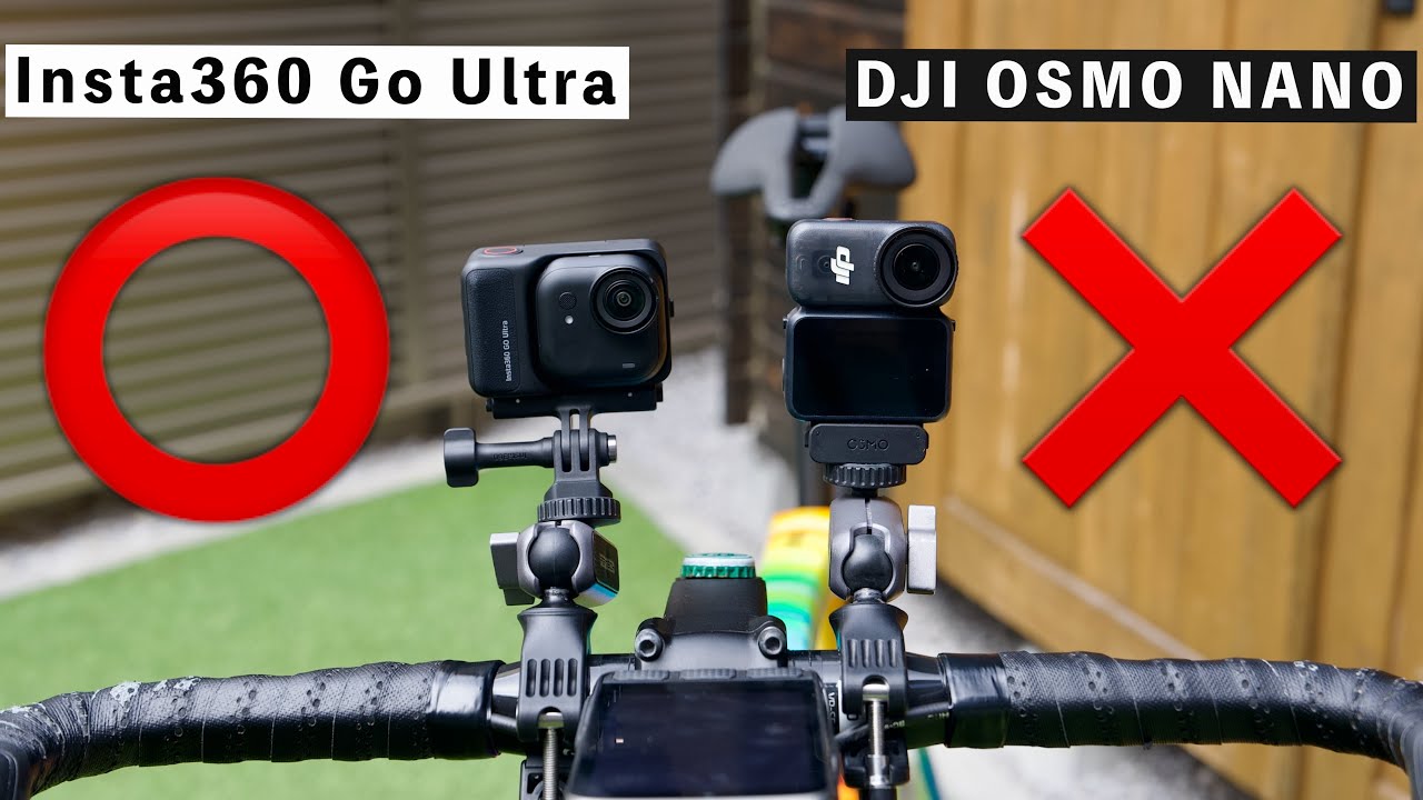 【1ヶ月徹底レビュー】サイクリストは車載動画でこのカメラを選んではいけない理由 Go Ultra vs Osmo nano