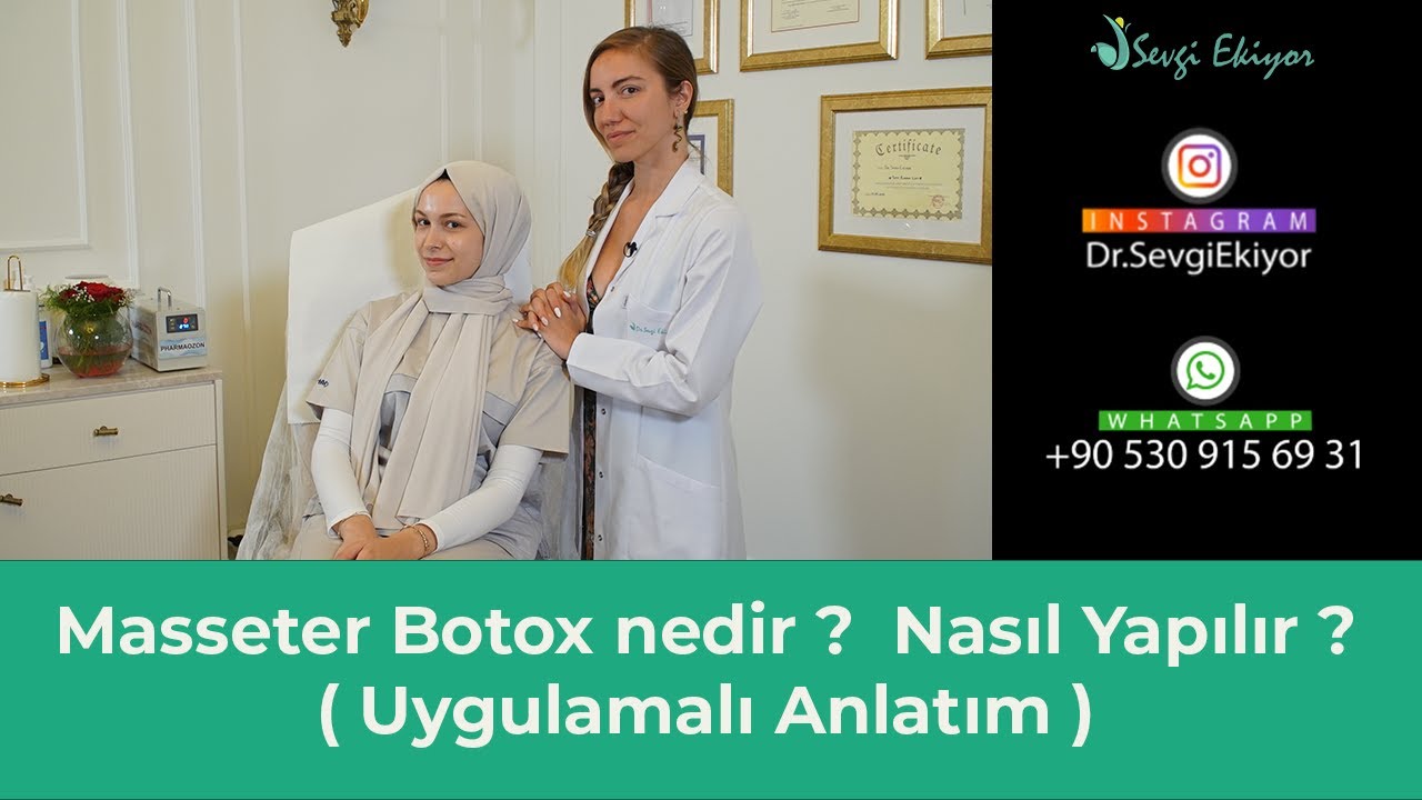 Masseter Botox nedir ?  Nasıl Yapılır ? ( Uygulamalı Anlatım )
