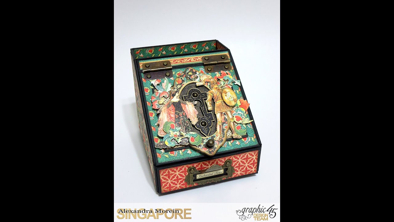 Enchanted Forest Desk Stationery Holder Tutorial - Part 1