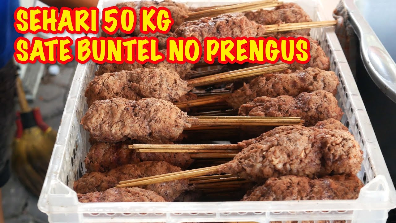 BARU NEMU DI JOGJA SATE BUNTEL DIBALUT JARINGAN PERUT YANG NGGAK PRENGUS SAMA SEKALI