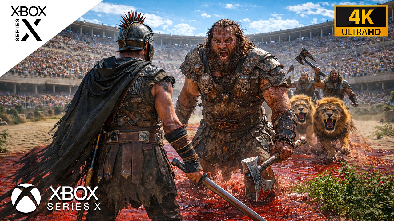 THE DARK GLADIATOR&trade; LOOKS ABSOLUTELY AMAZING | Ultra Realistic Graphics Gameplay [4K Son of Rome]