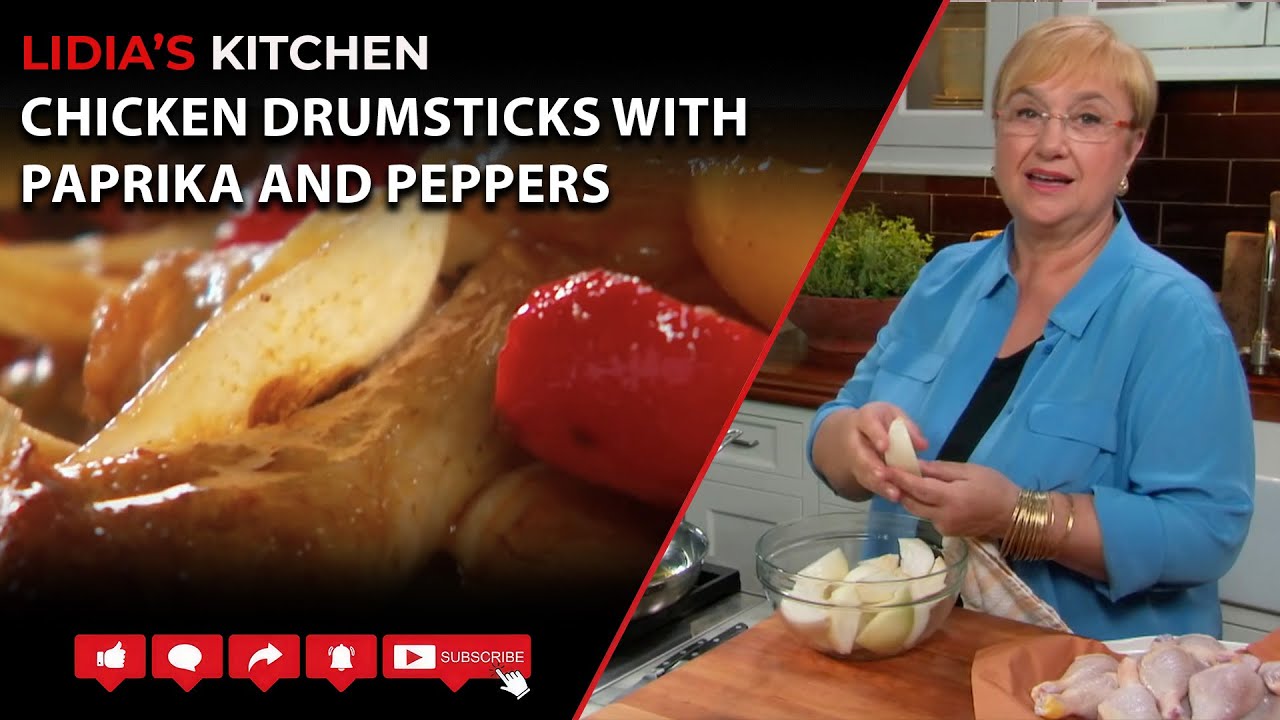 Chicken Drumsticks with Peppers and Paprika