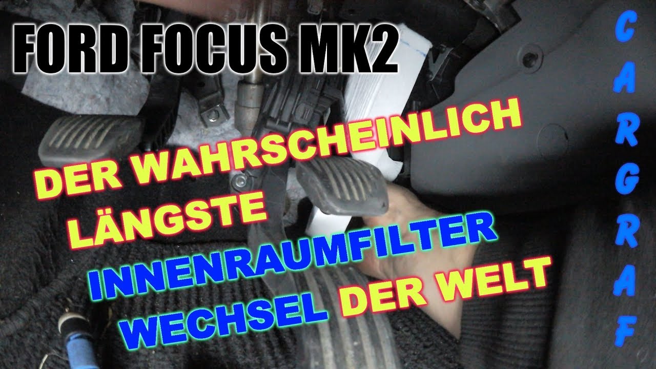 Ford Focus MK2 - Innenraumfilter tauschen - was ein gewurschtel