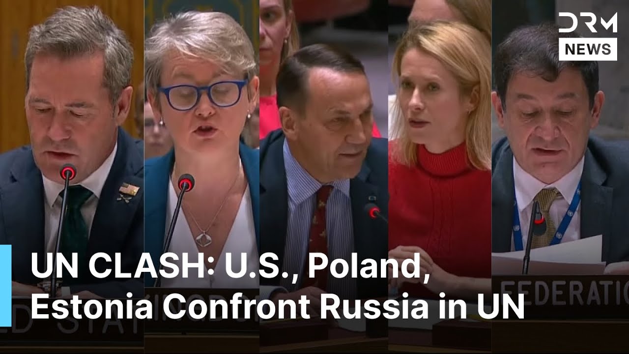 ЖАРКИЕ ДЕБАТЫ: столкновение в ООН: США, Великобритания, Польша и Эстония противостоят России из-з...