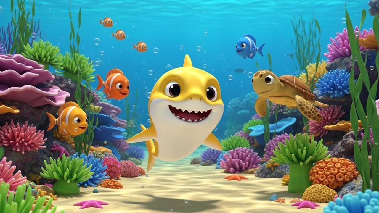Baby Shark Do Do Do Do 🦈 | Fun Sing Along Song for Kids | Ocean Adventure Rhyme