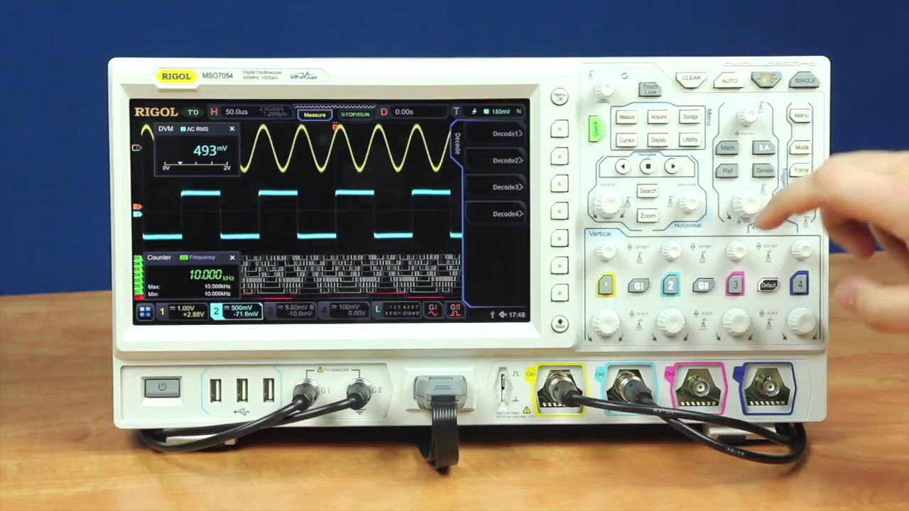 Знакомство с цифровыми осциллографами Rigol серии MSO/DS7000