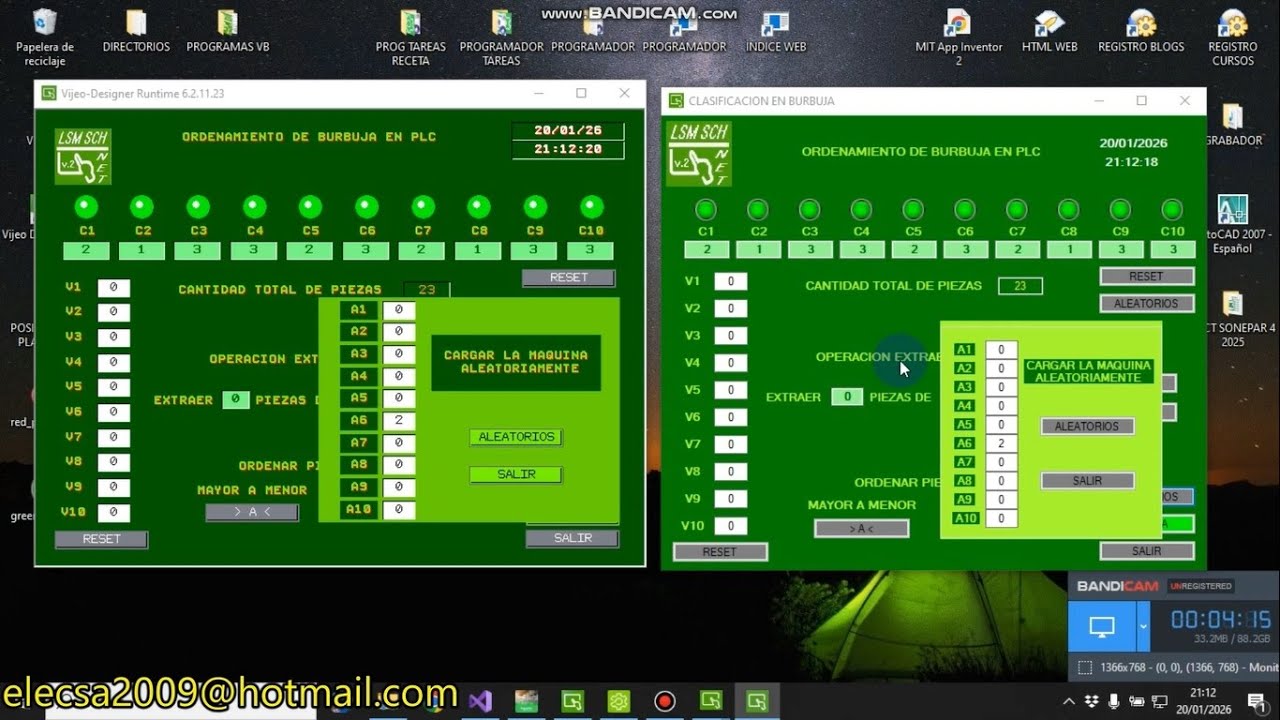 ORDENACION DE BURBUJA (VB NET vs SCRIPTS)