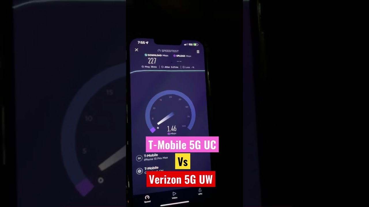 T-Mobile 5G UC N41 против Verizon 5G UW N77 C Band