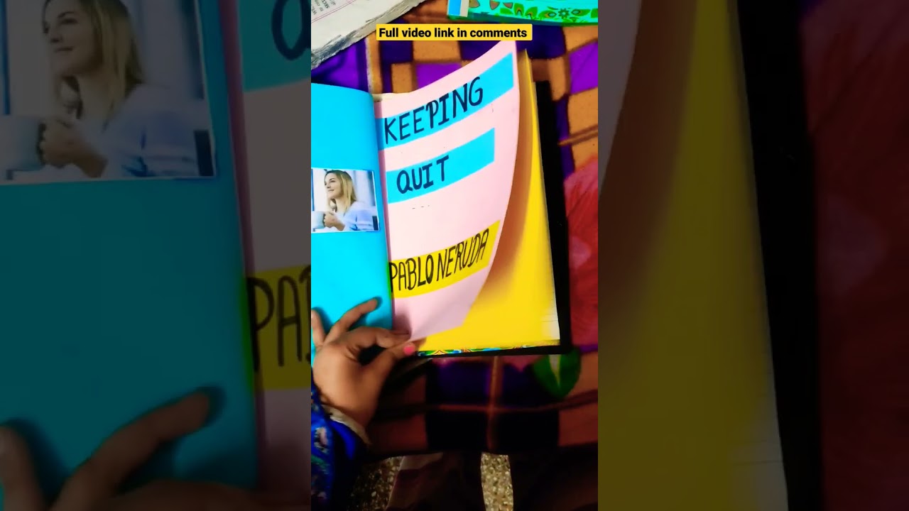 English project file class 12 on  keeping Quiet pabloneruda / #projectfiledecoration #englishfile