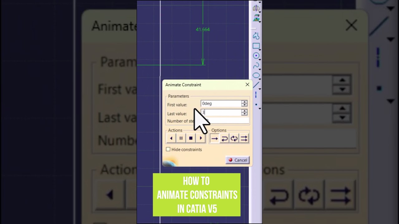 How to Animate Constraints in CATIA V5