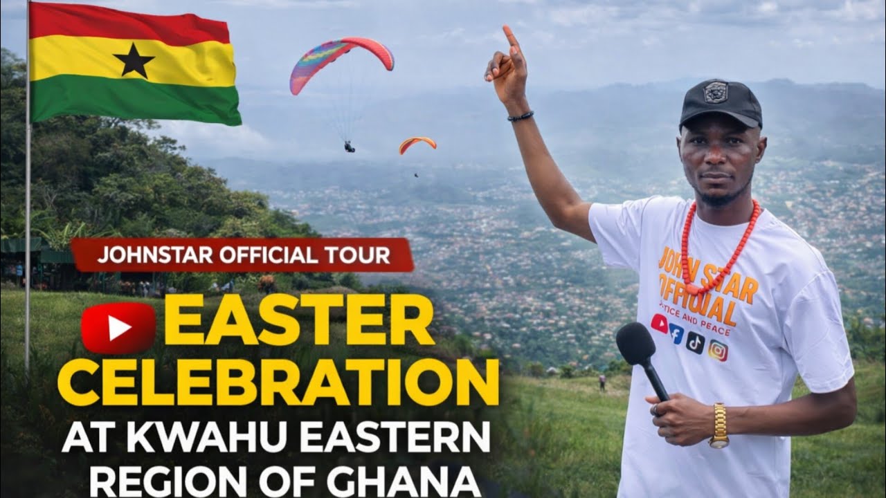 Пасхальный фестиваль в Кваху 2026 🇬🇭 | Эпический парапланеризм и праздник | Официальный тур Johns...
