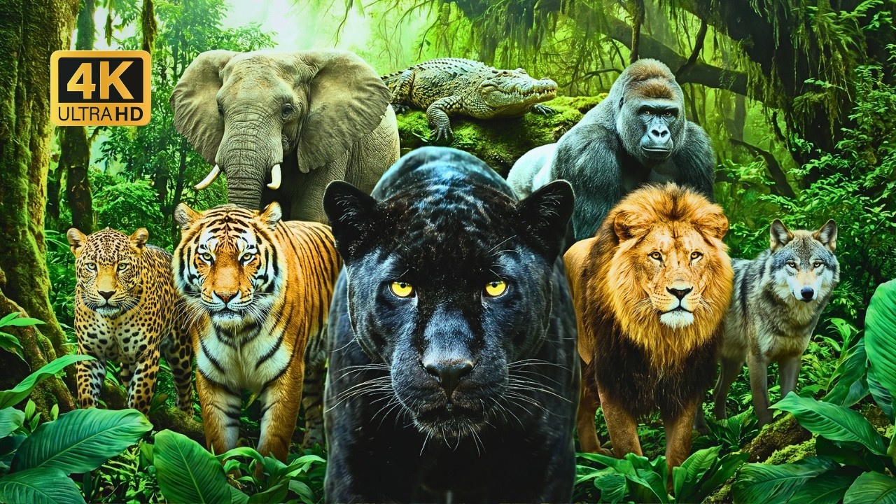 Hidden Jungle Kingdom 🐾🌳  Rare Wildlife in Stunning 4K