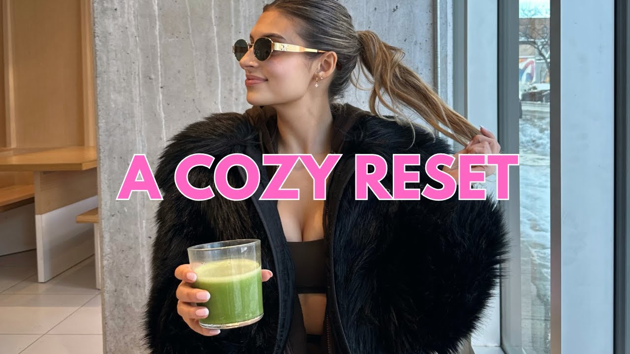 A Cozy Sunday Reset in Montreal | Workout, Lunch Date, Habs Game & Christmas Shopping