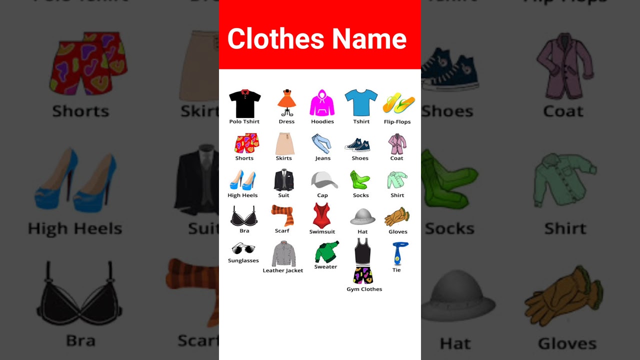 Clothes Name #shorts #viral