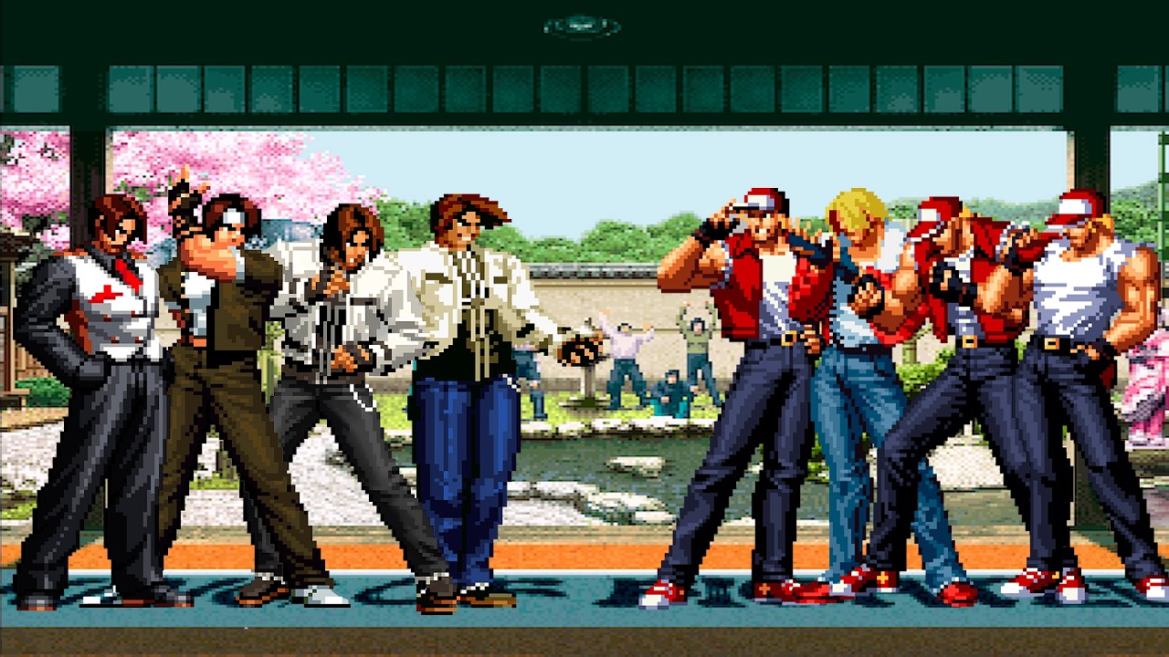 [KOF Mugen] Команда Кё Кусанаги против команды Терри Богарда