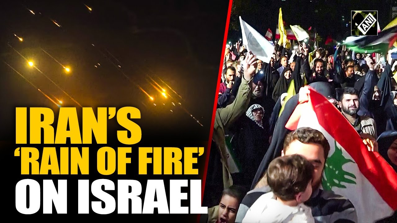 Iran’s ‘Rain of Fire’ against Israel: sirens sound, rockets fly over Jerusalem, Iranians celebrate