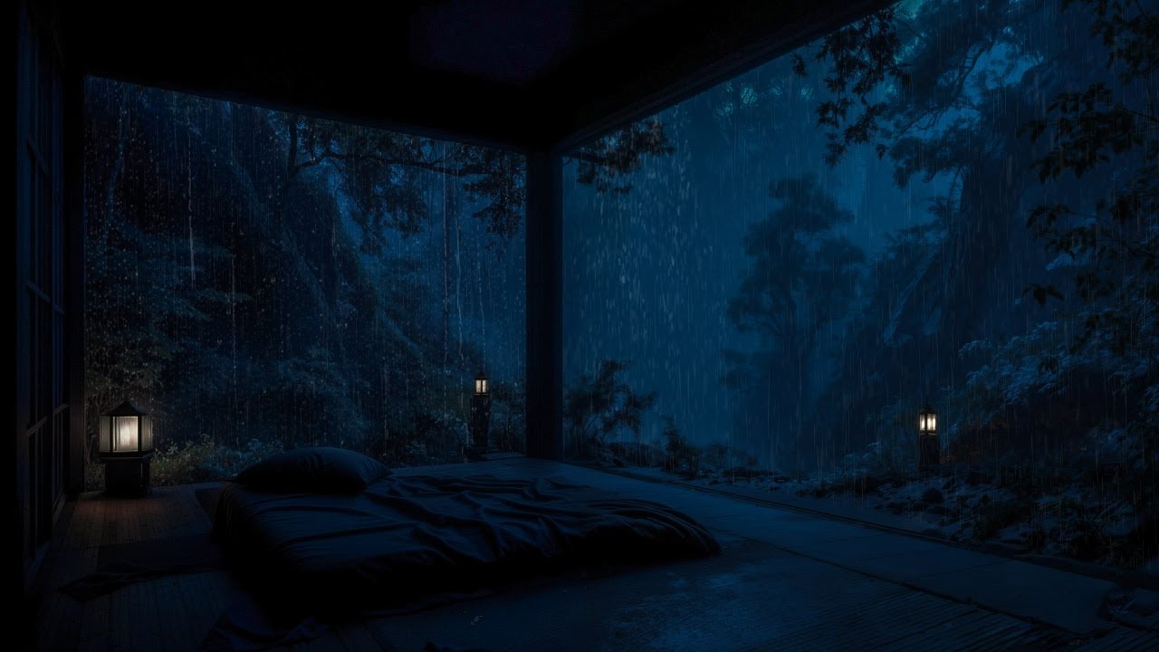 Lluvia Relajante en el Bosque - Sonidos Naturales para Dormir y Enfocarse