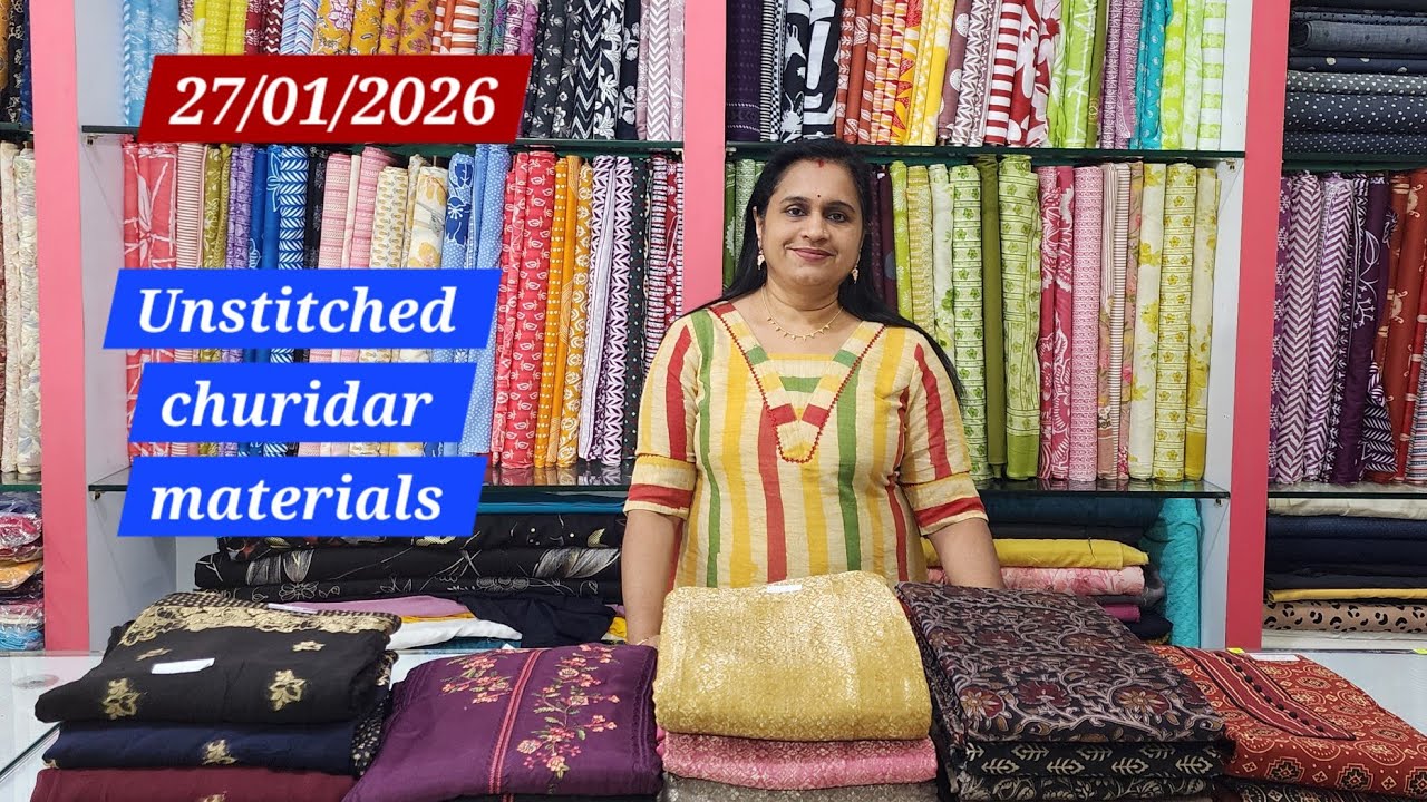 Banarasi silk varieties 🌹Semi silk &Cotton varieties 🌹Churidar sets 🌹