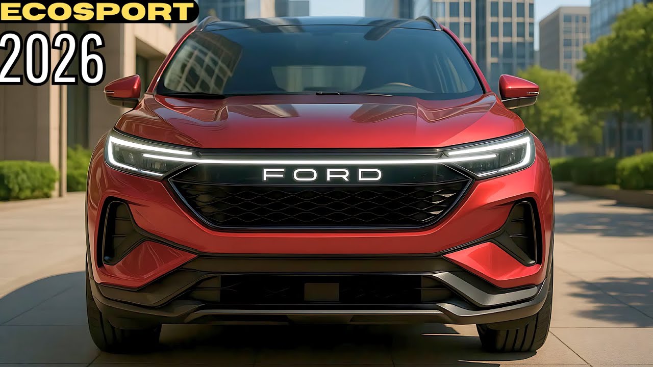 НОВЫЙ Ford EcoSport 2026 года наконец-то здесь… и он выглядит ПОТРЯСАЮЩЕ!