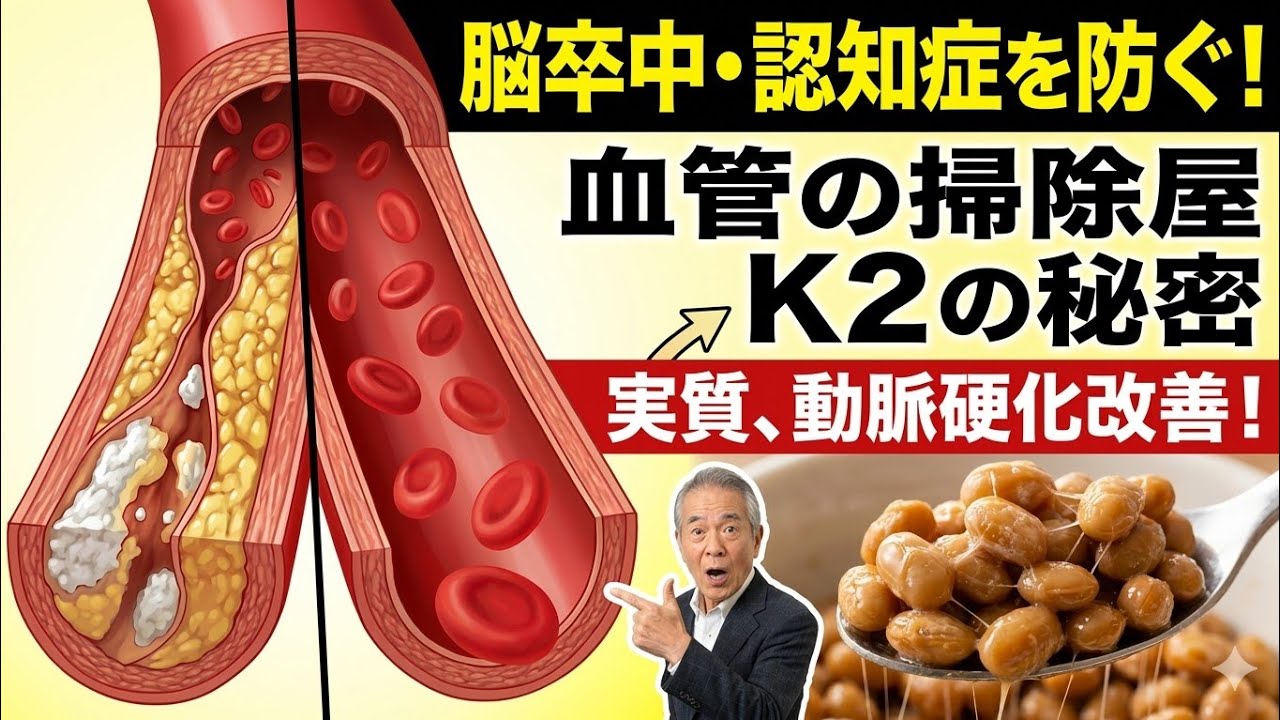 脳卒中・認知症を防_強力な血管の掃除屋ビタミンK2の秘密