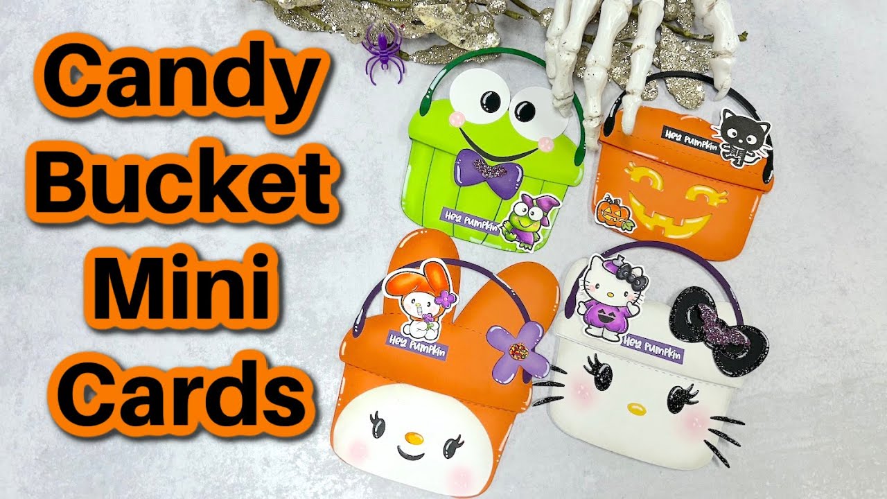 Открытки с конфетами Hello Halloween