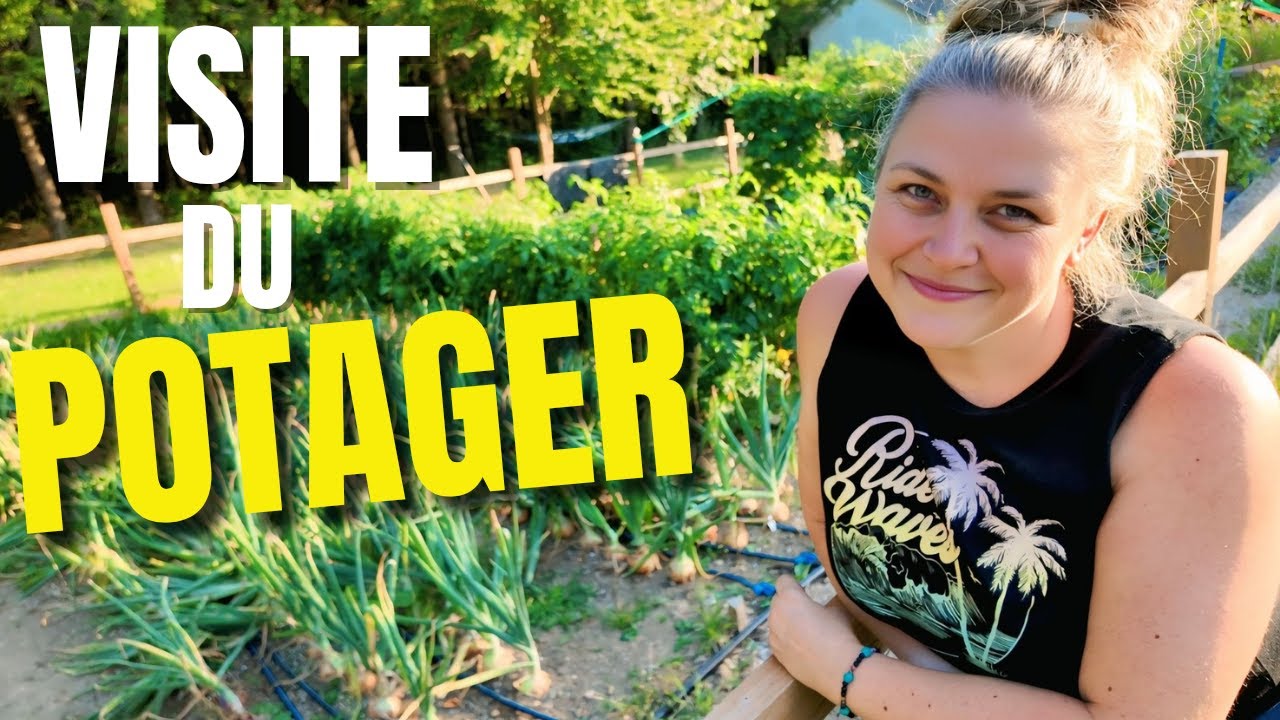 VISITE complète du POTAGER + récoltes et conservation