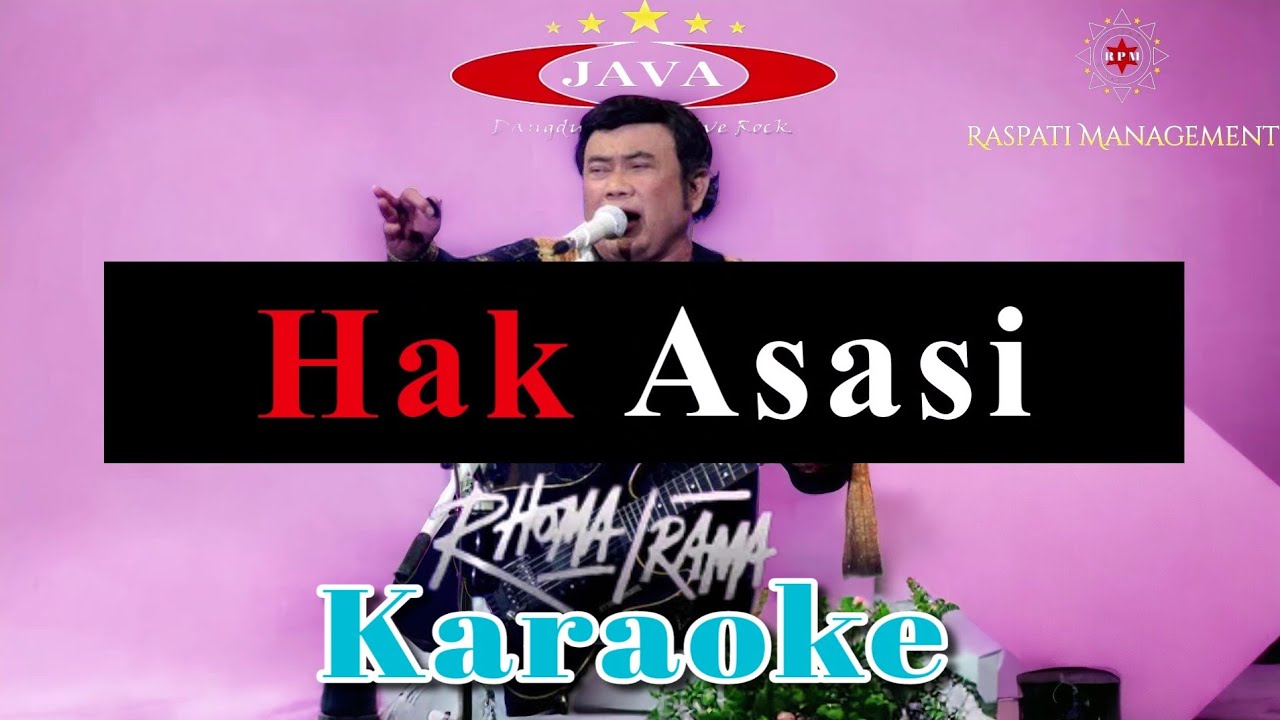 Karaoke Hak Asasi - Rhoma Irama & Soneta Group || Dangdut Karaoke