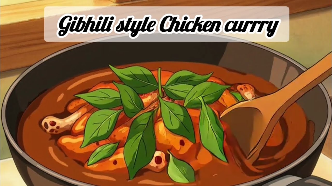 Cozy Chicken Curry | Ghibli Style Cooking Animation |Ghibli  #chickencurry #gibhli #cooking 