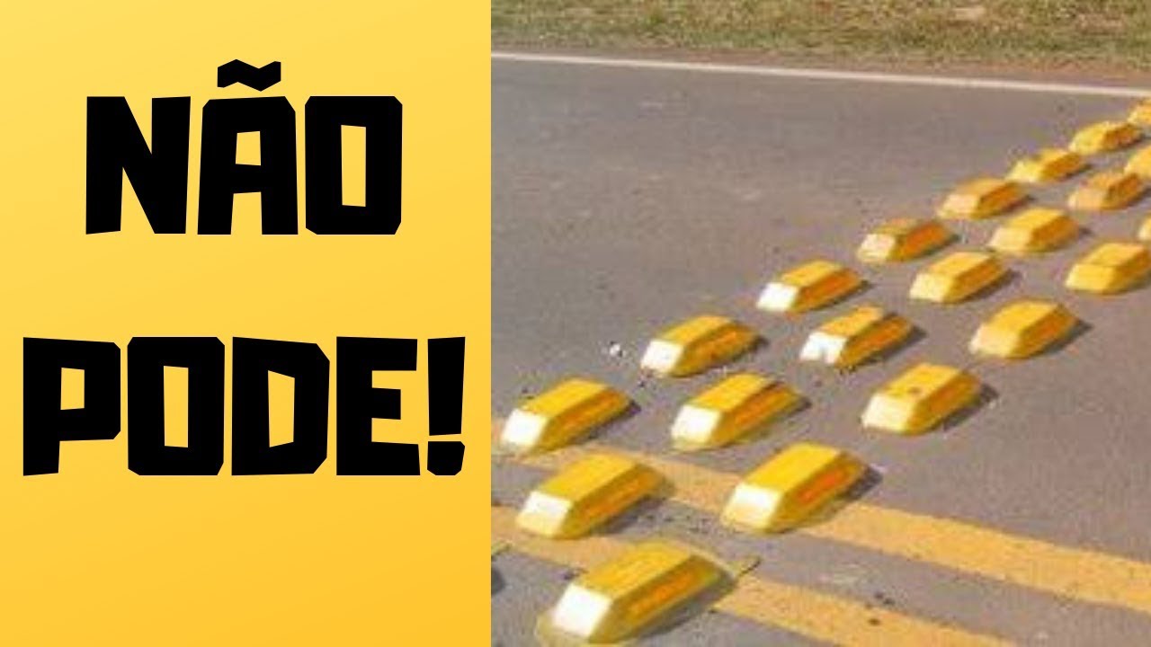 TACHÕES (OLHO DE GATO) SÃO PROIBIDOS COMO LOMBADAS