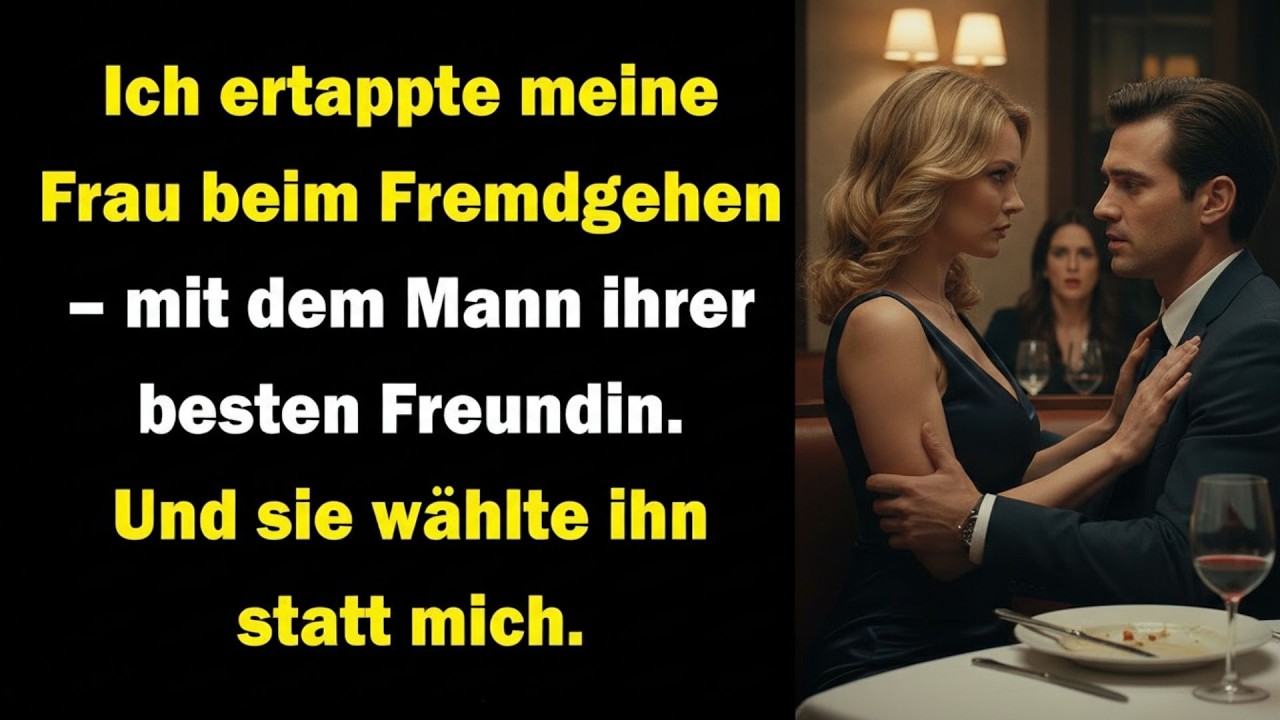 🔥Ich erwischte meine Frau mit dem Mann ihrer besten Freundin – sie wählte ihn statt mich🔥