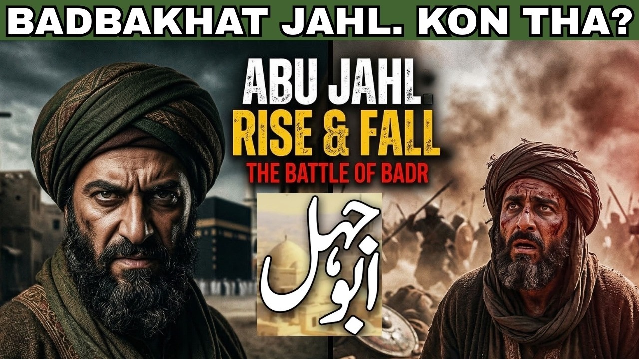The Rise and Fall of Abu Jahl | Enemy of Islam Defeated at Badr | Silent Stories