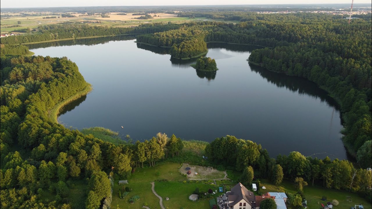 Warmia i Mazury widziane z góry: Jezioro Skanda i okolice [4K]