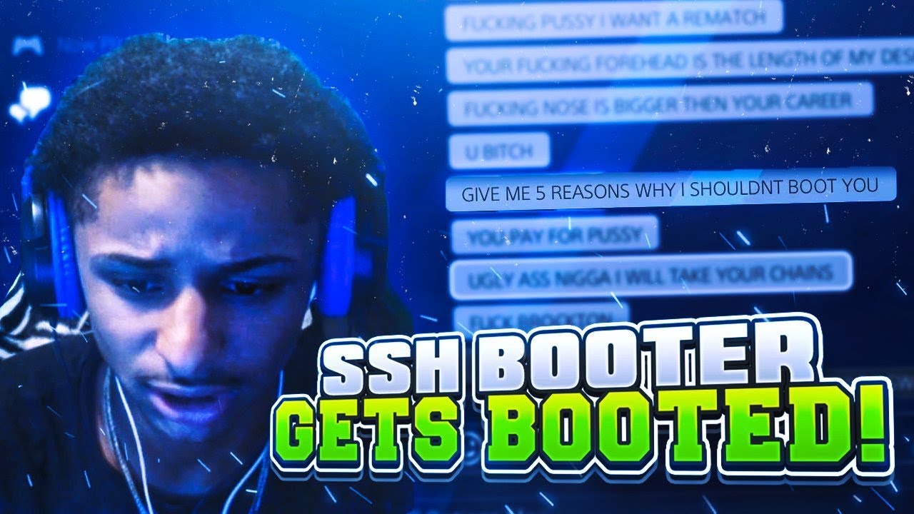 SSH FANBOY BOOTER GETS BOOTED OFFLINE! I SET HIM UP AND GET MY REVENGE NBA 2K17 (FUNNY)