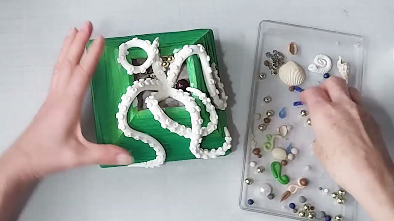 Como fazer Ba&uacute; estilo N&aacute;utico / praiano com papel&atilde;o | DIY