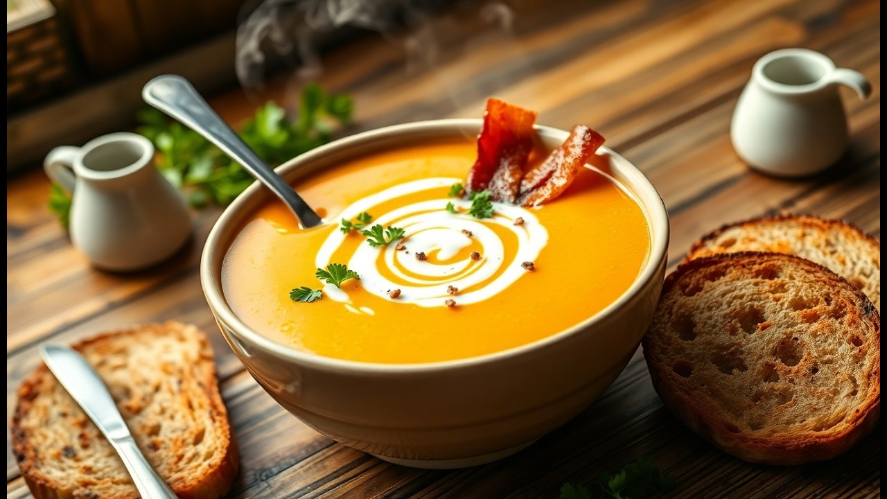 Savourez la Soupe Corail aux Lardons en 30 minutes !