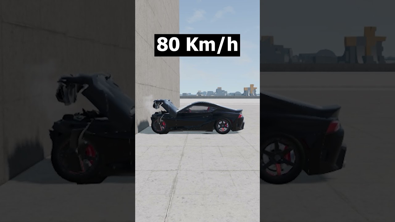 Toyota GR Supra Crush Test - BeamNG.drive