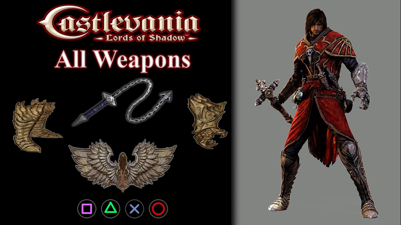 【Castlevania: Lords of Shadow】Gabriel's Moveset | All Weapons, Magic & Abilities Showcase