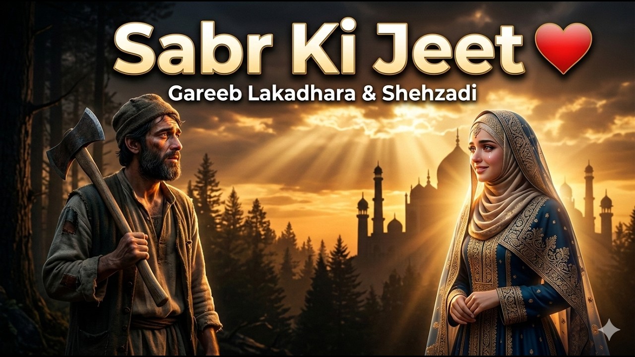 Gareeb Lakadhara Aur Shehzadi Ki Sachchi Mohabbat | Heart Touching Islamic Moral Story