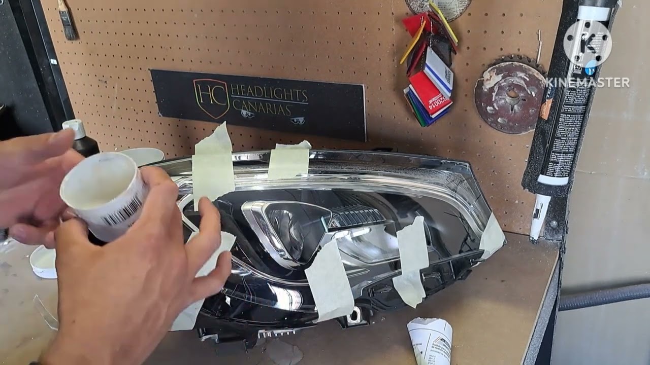 parte 2 reparando faro de Mercedes-Benz el video más completo