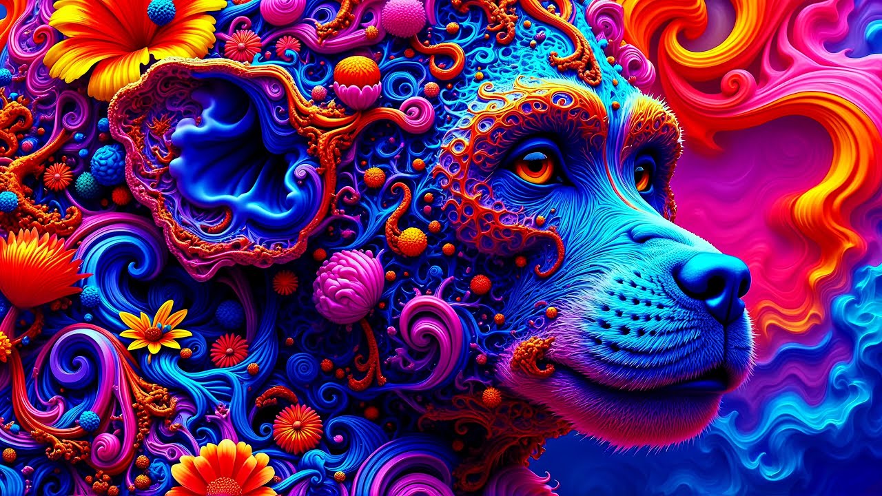 🧠 Psychedelic Brain - AI Surreal Animation 🧠