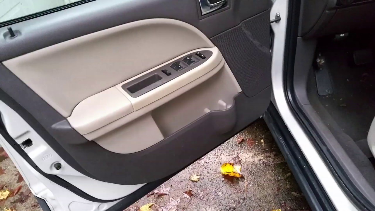 Do you hear WATER sloshing inside car door - but it's not.  Omg - easy Fix Ford Taurus X More Models