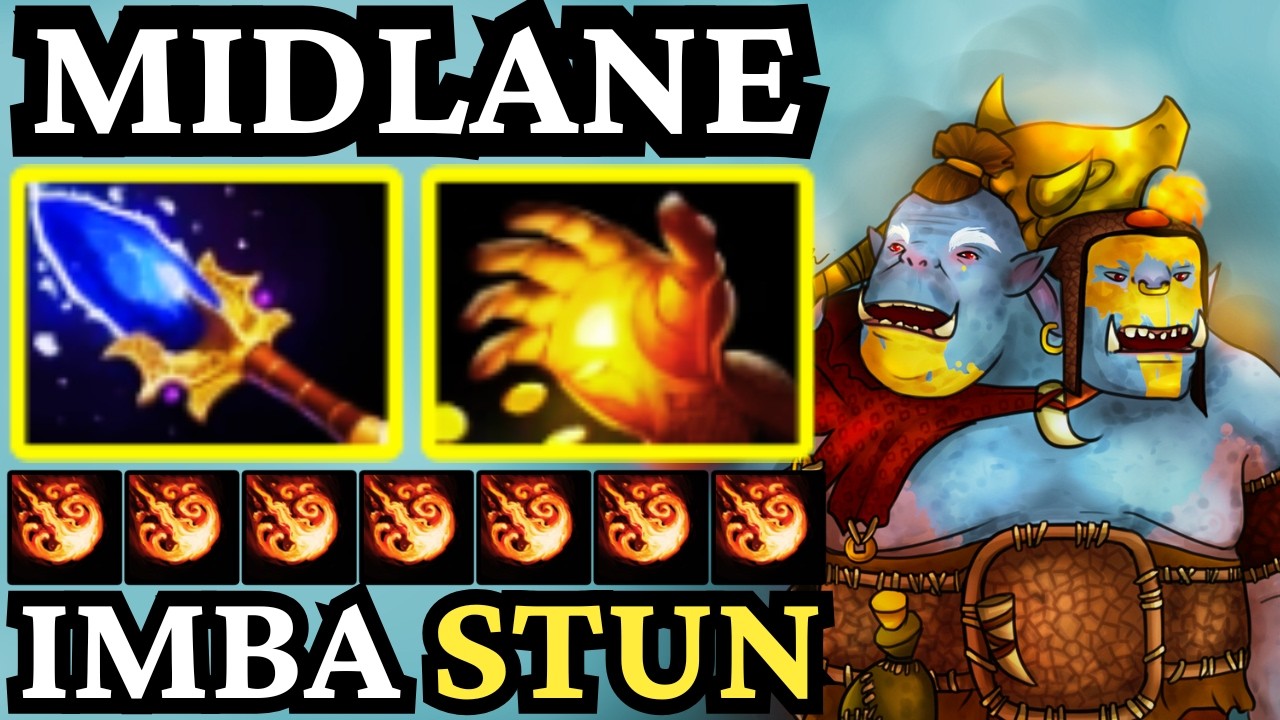 🔥 INSANE Ogre Magi Mid &mdash; PERMA STUN DOMINATION 🔥 Dota 2 Mid