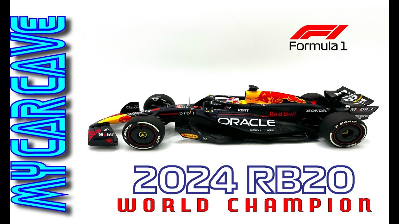 2024 Red Bull RB-20 Max Verstappen World Champ in 1/18th by Minichamps