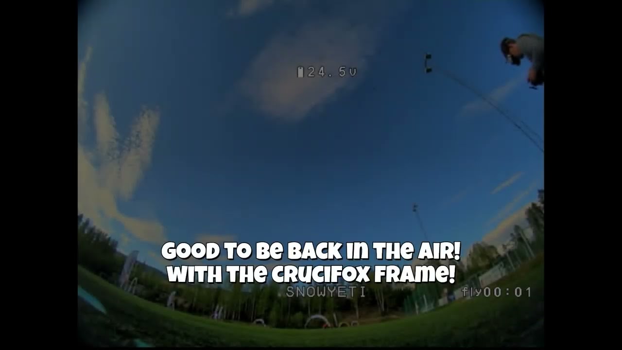 Good to be back in the air!